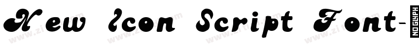 New Icon Script Font字体转换